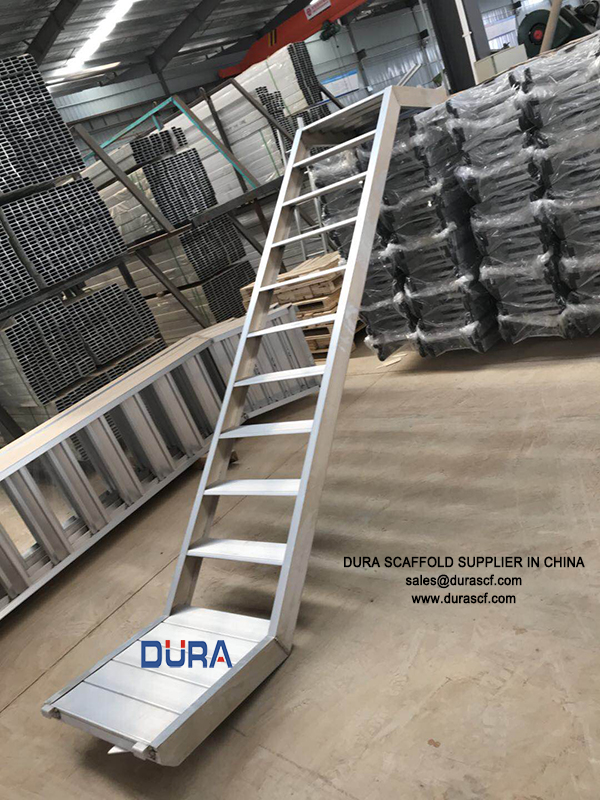 Escalera de aluminio DA-1019 Ringlock - Fabricante de andamios de  construcción en China